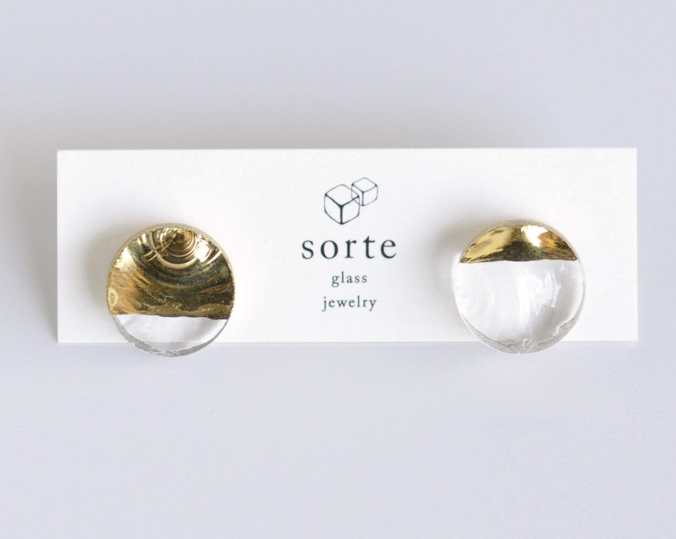 sorte glass jewelry Pierced Earring SGJ-101G