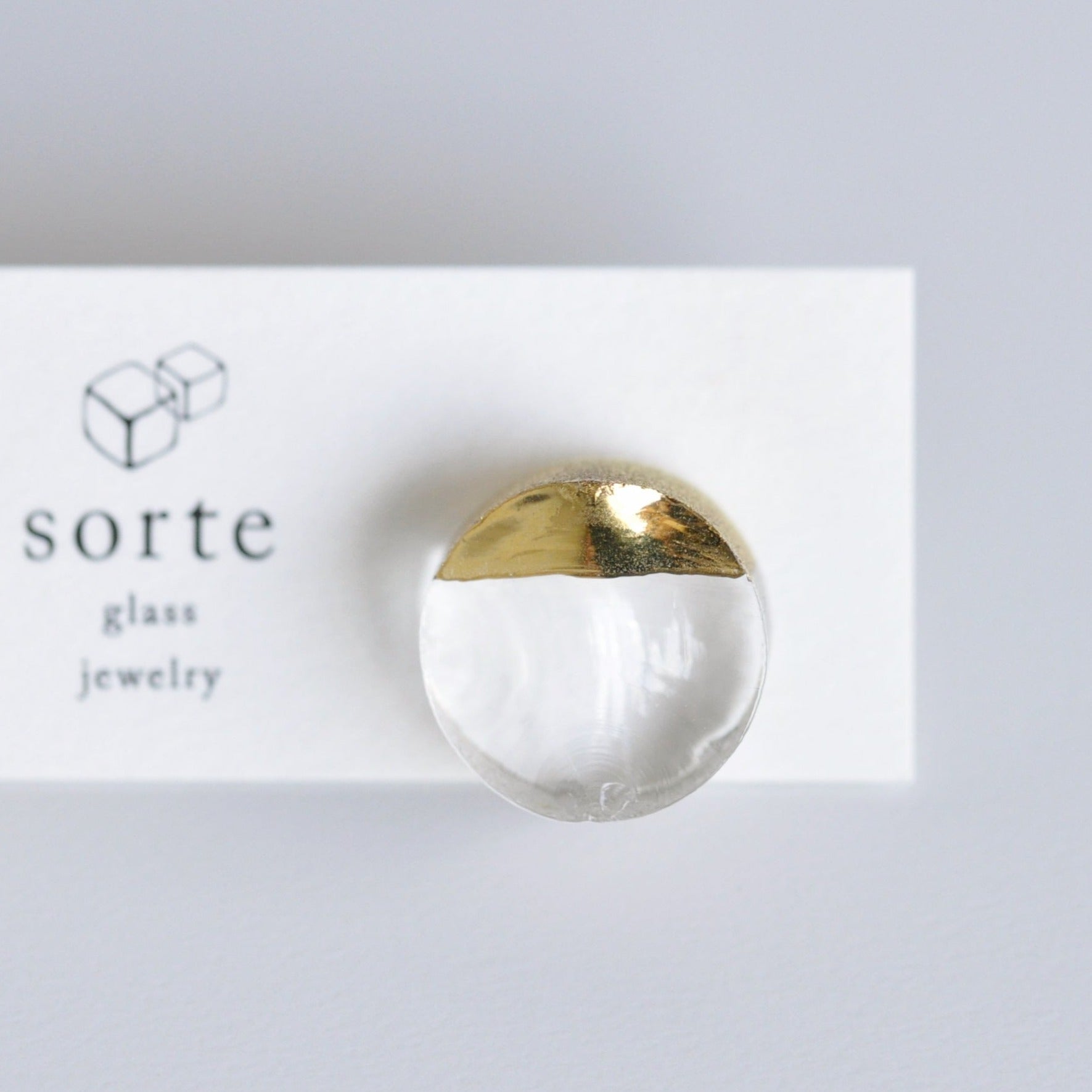 sorte glass jewelry Pierced Earring SGJ-101G