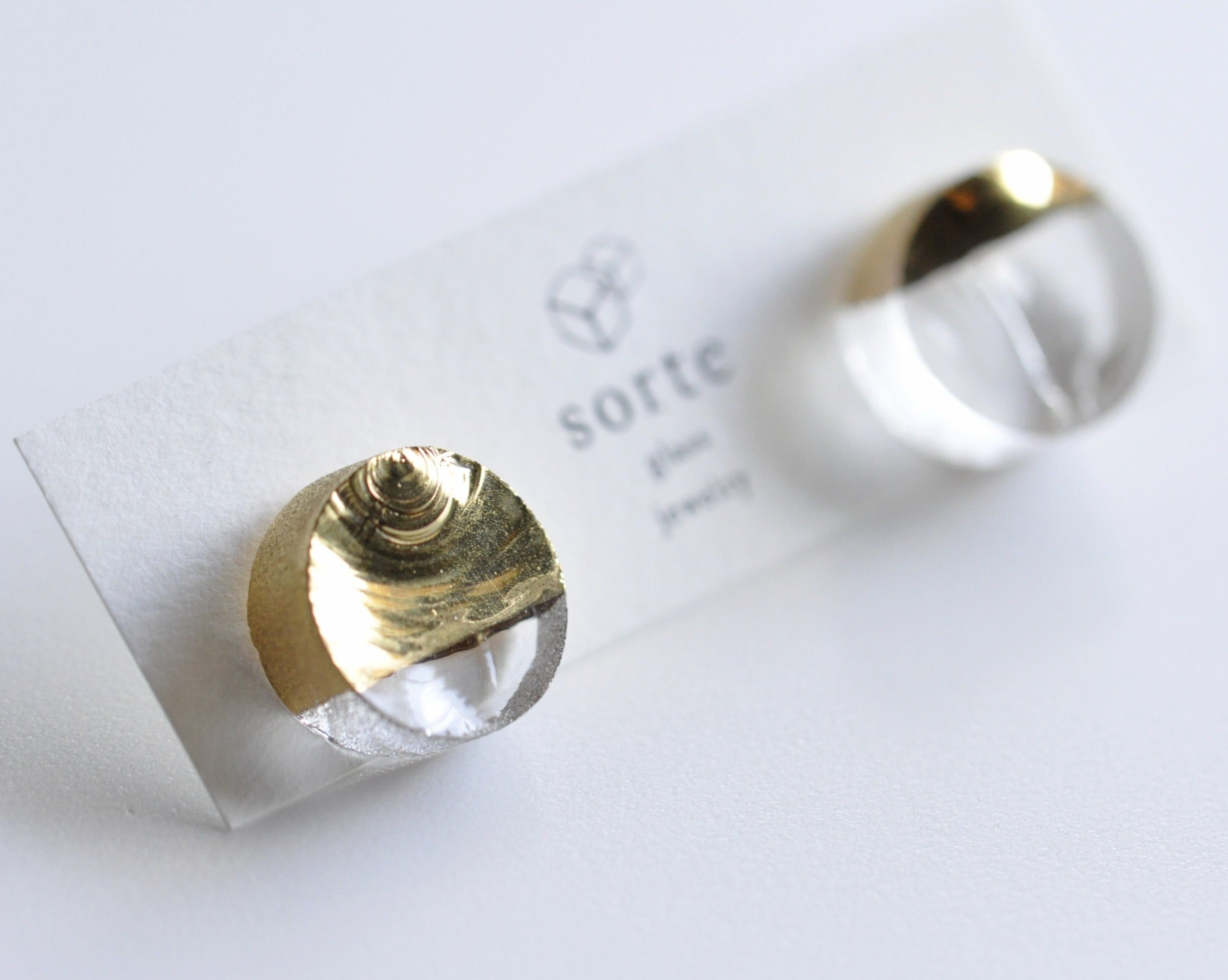 sorte glass jewelry Pierced Earring SGJ-101G