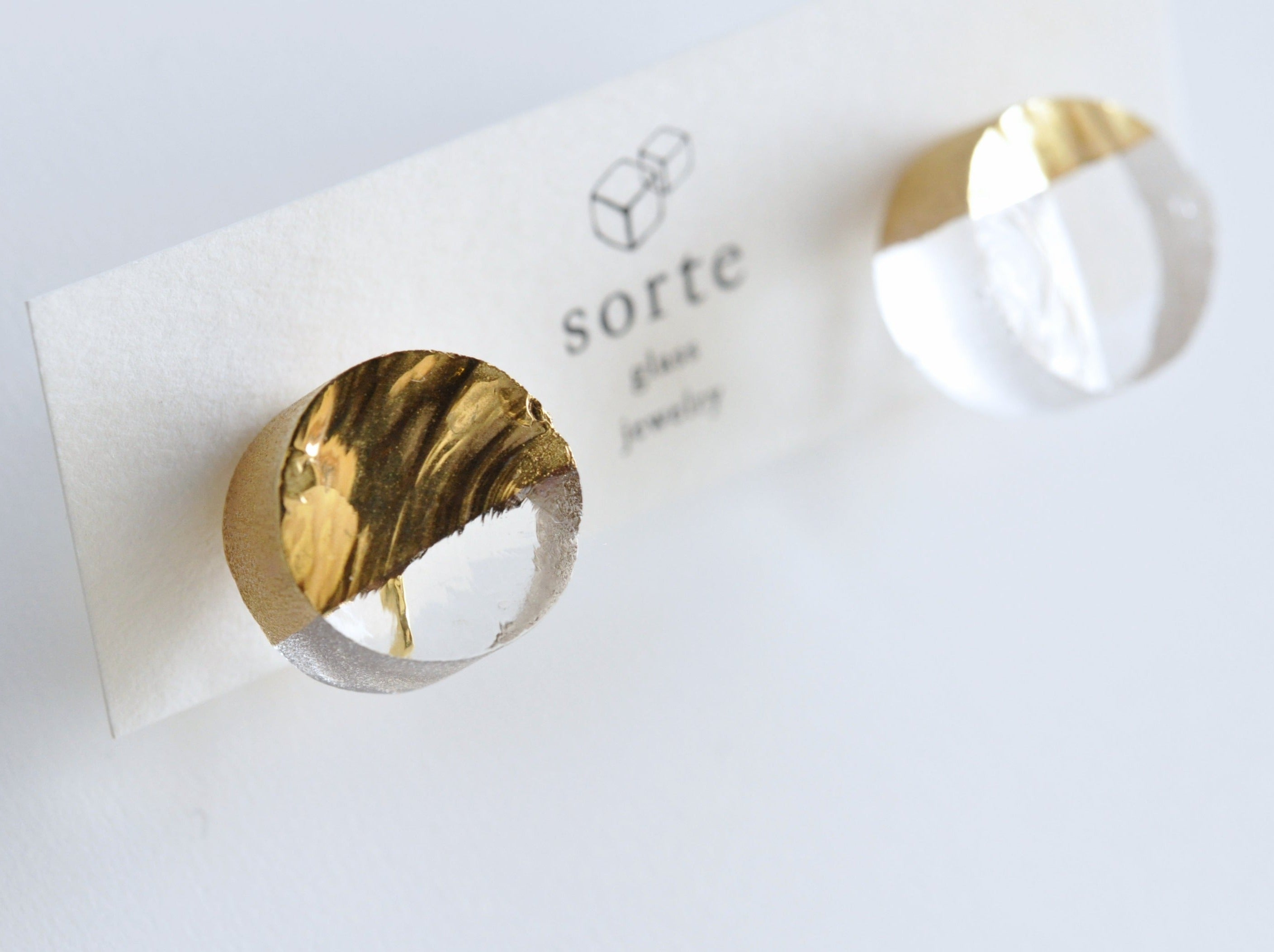 sorte glass jewelry Clip-on Earring SGJ-101GE
