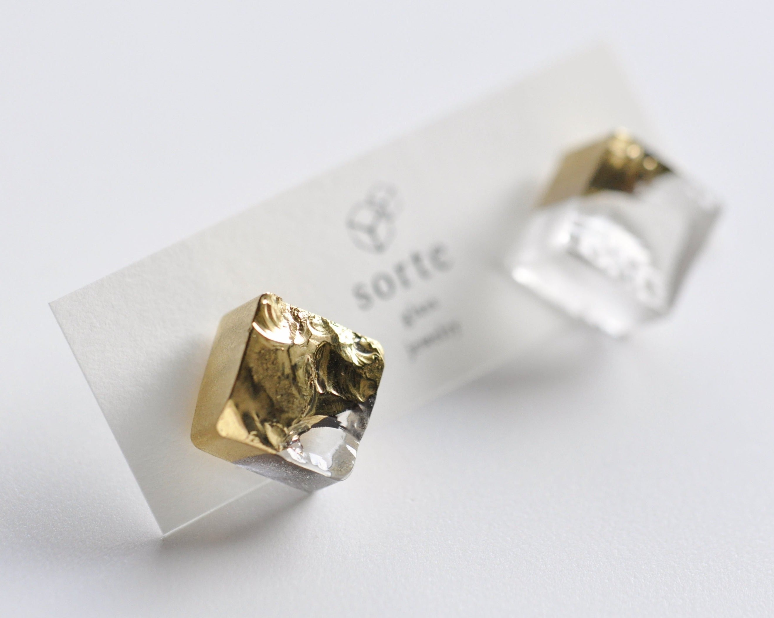 sorte glass jewelry Pierced Earring SGJ-102G