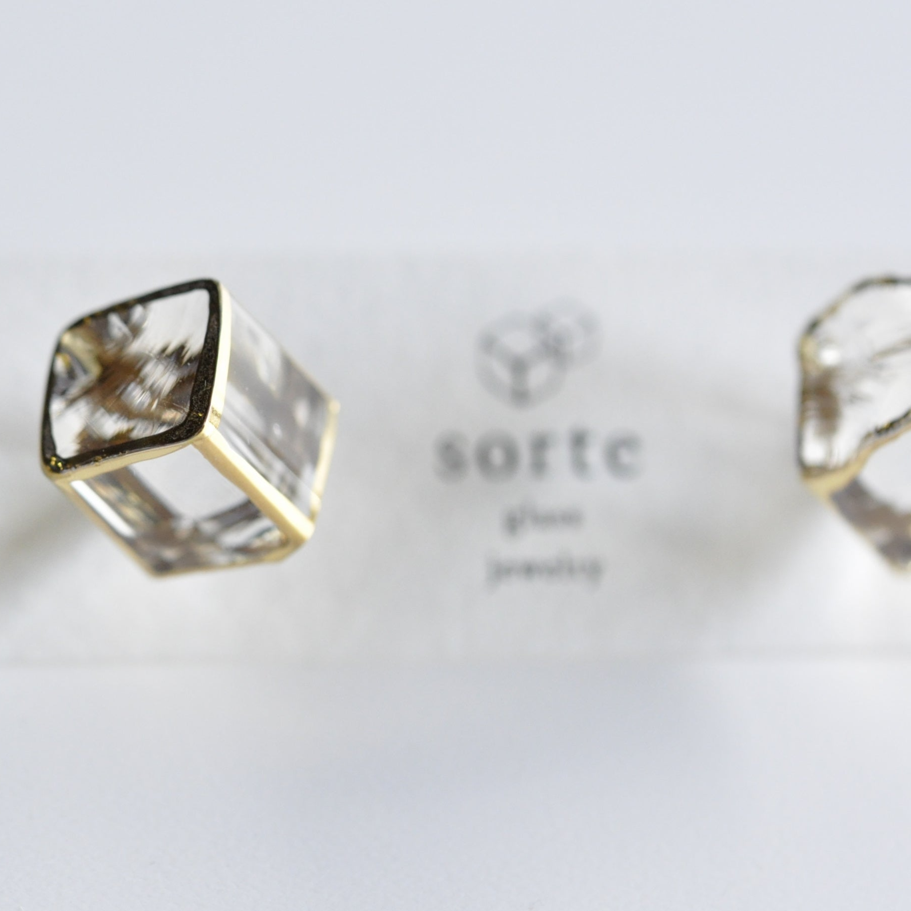 sorte glass jewelry Pierced Earring SGJ-006P