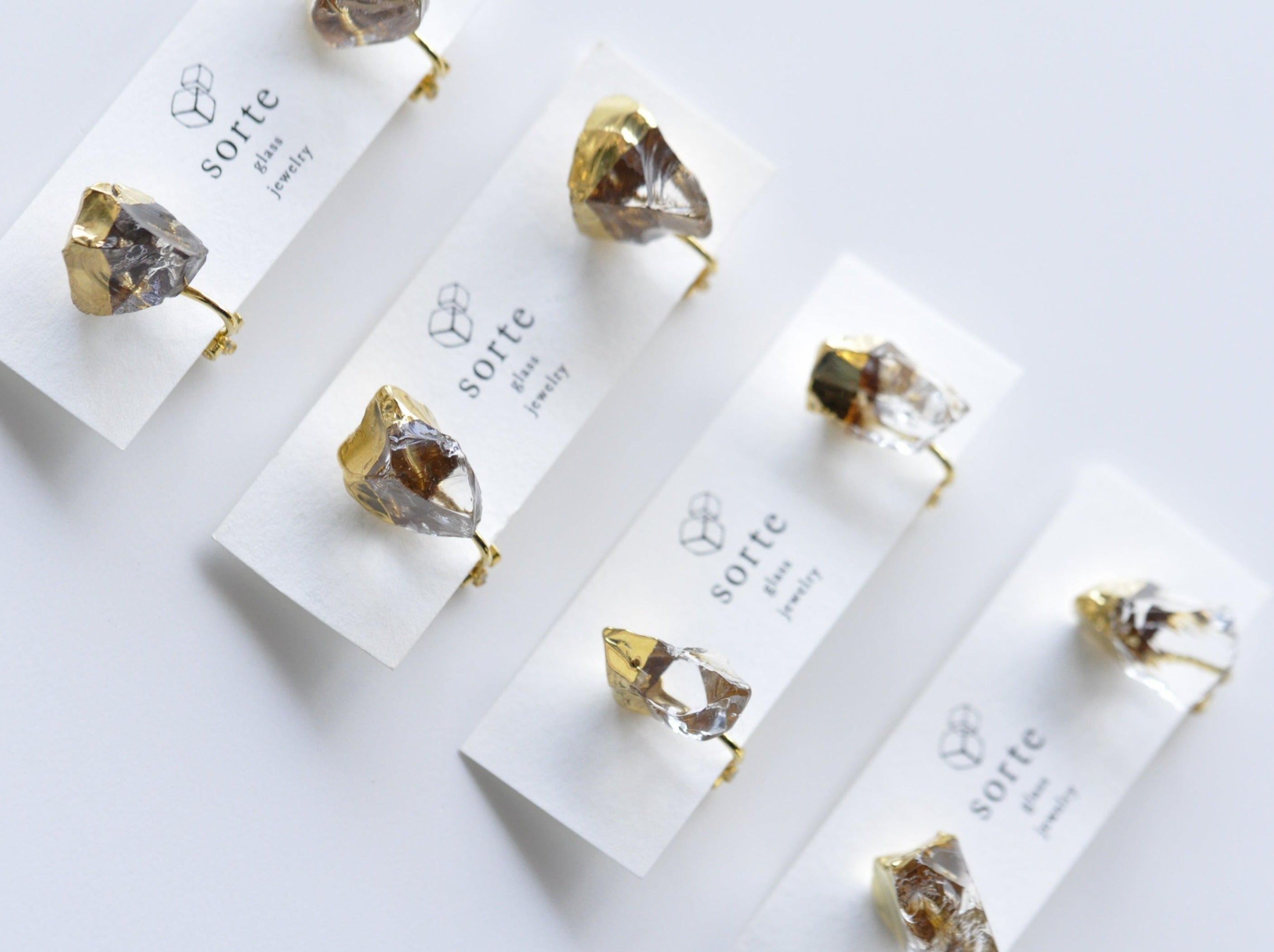 sorte glass jewelry Clip-on Earring SGJ-201GE