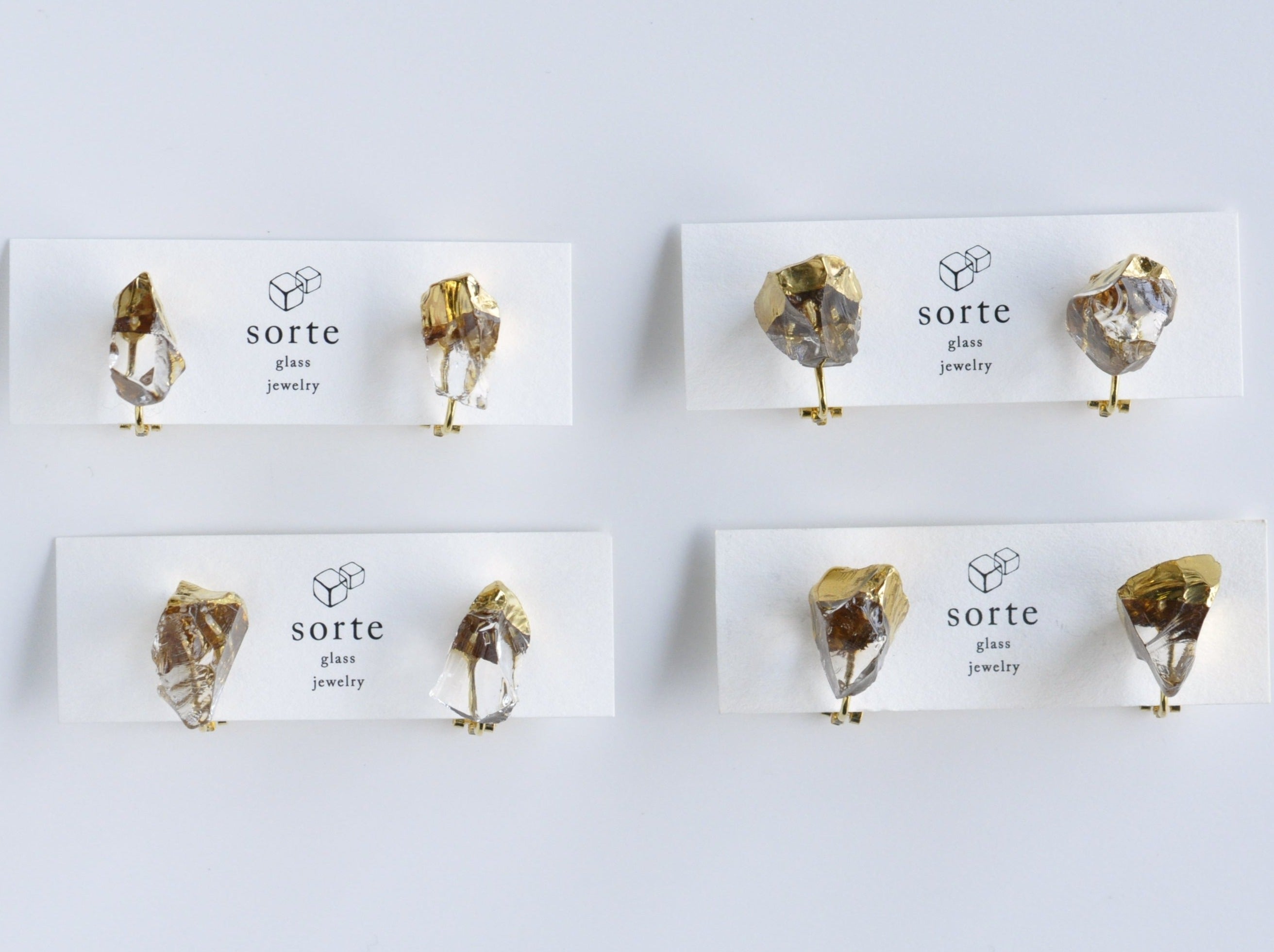 sorte glass jewelry Clip-on Earring SGJ-201GE