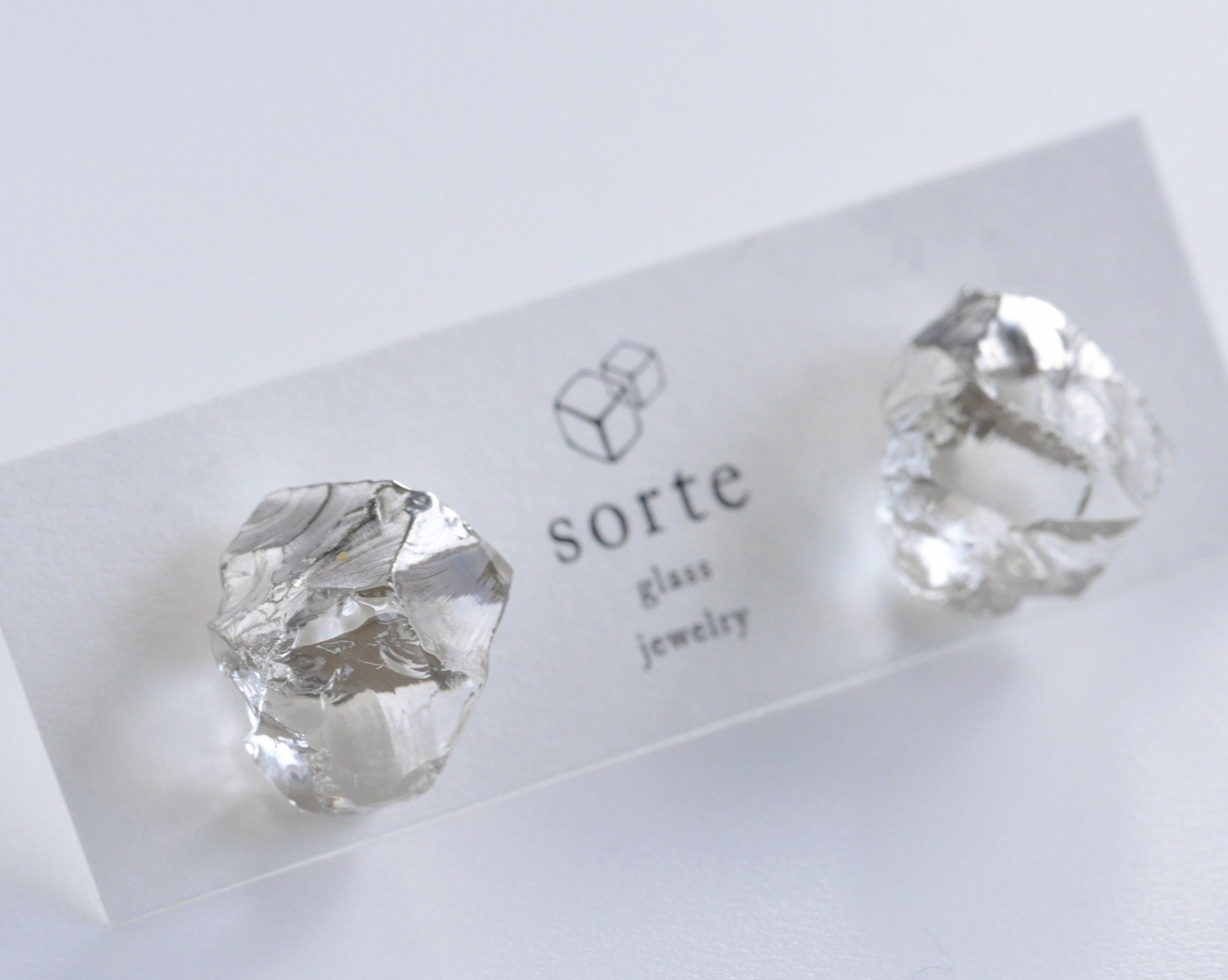 sorte glass jewelry Pierced Earring SGJ-201S