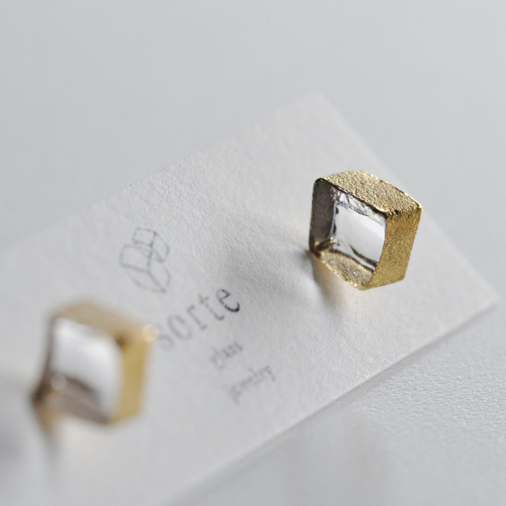 sorte glass jewelry Pierced Earring SGJ-009P