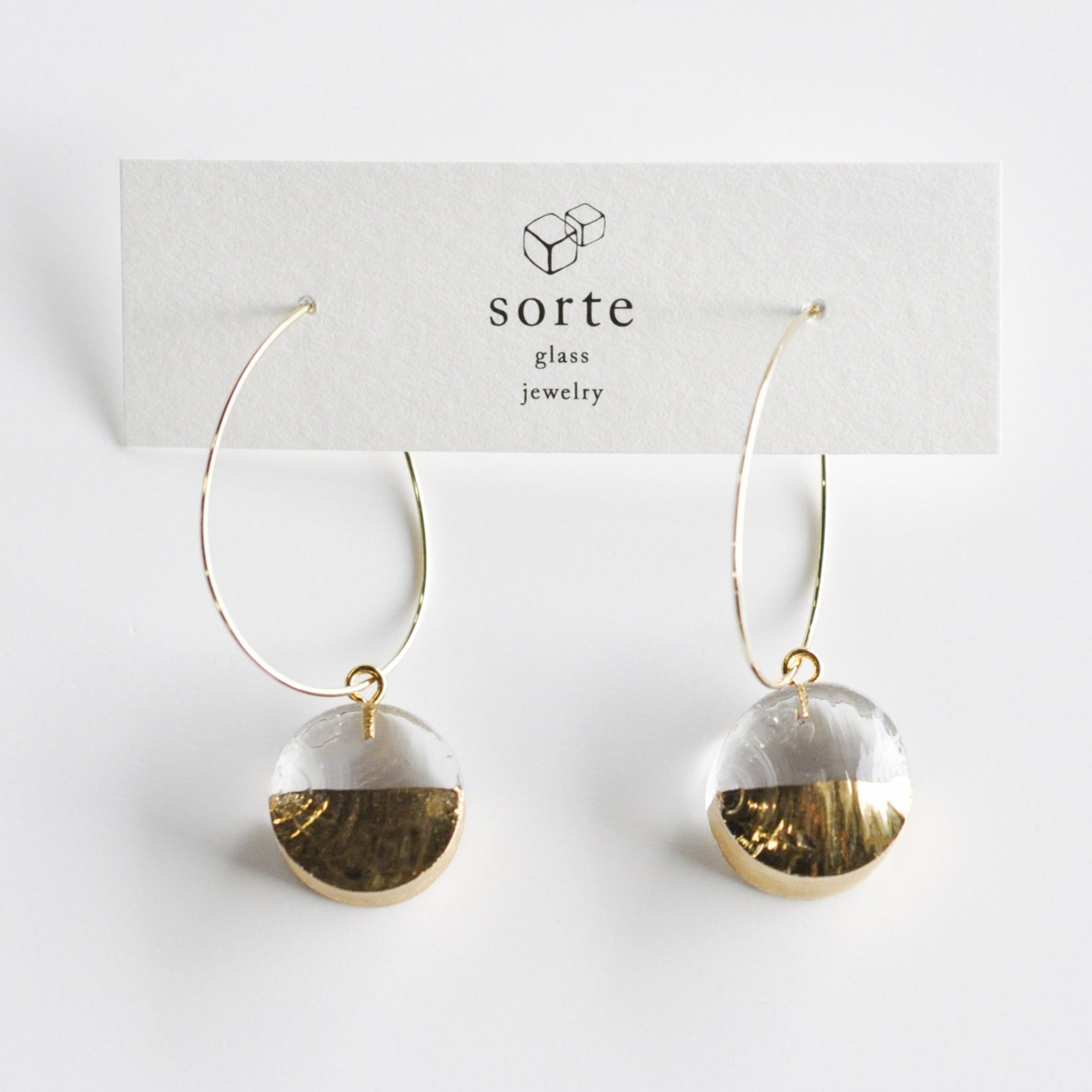 sorte glass jewelry Pierced Earring SGJ-011CI