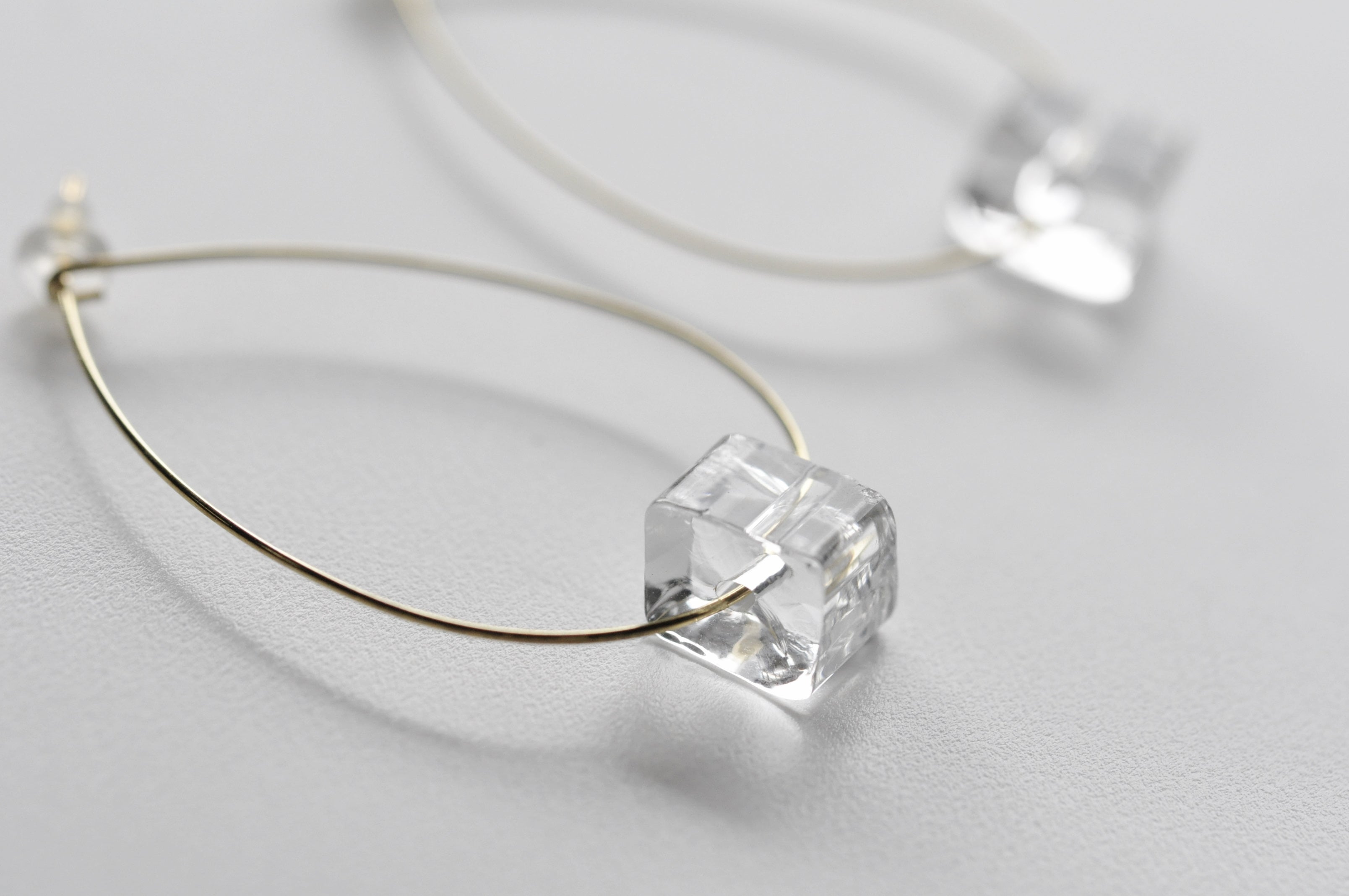 sorte glass jewelry Pierced Earring SGJ-016C