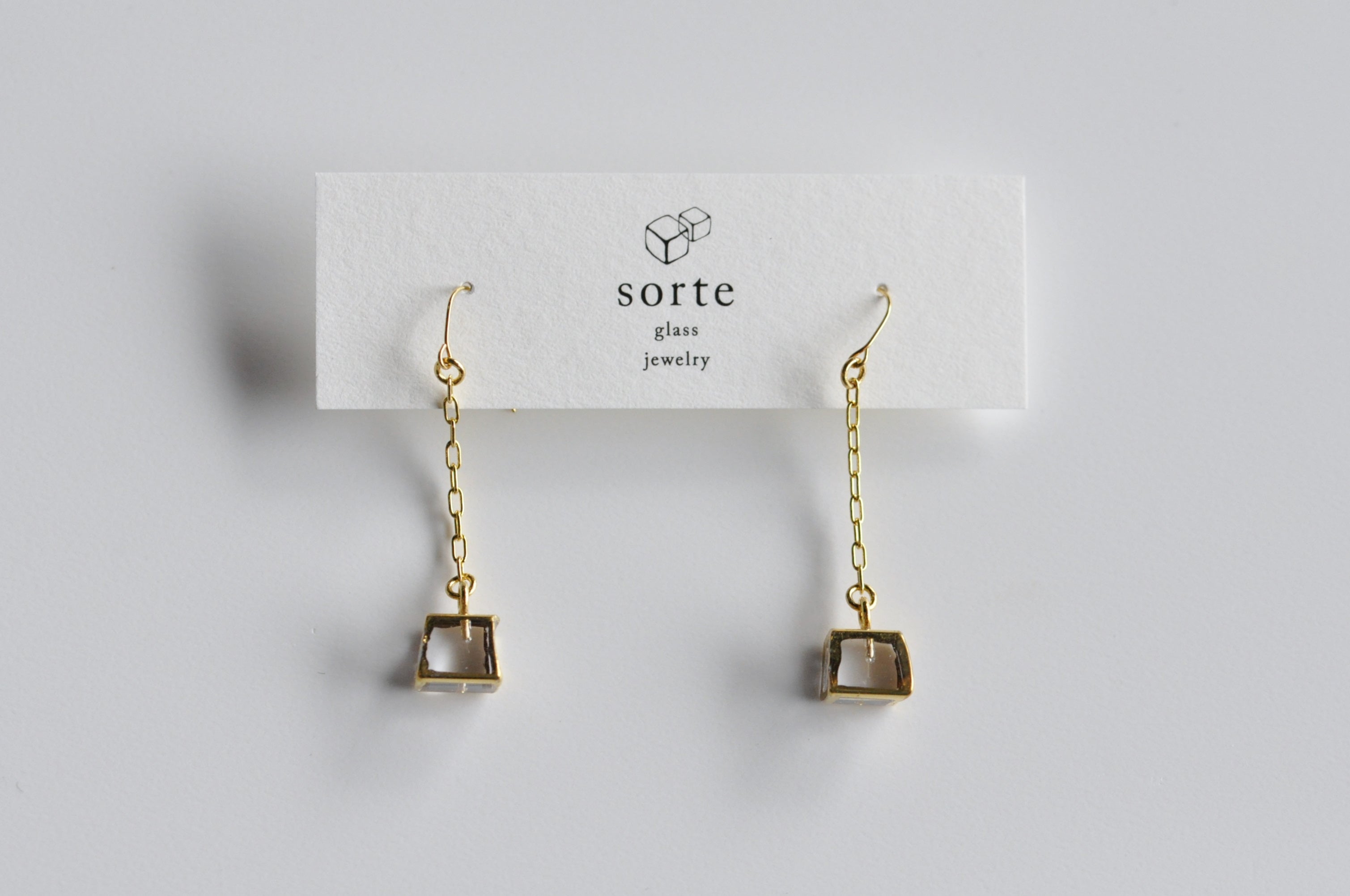 sorte glass jewelry Pierced Earring SGJ-017P