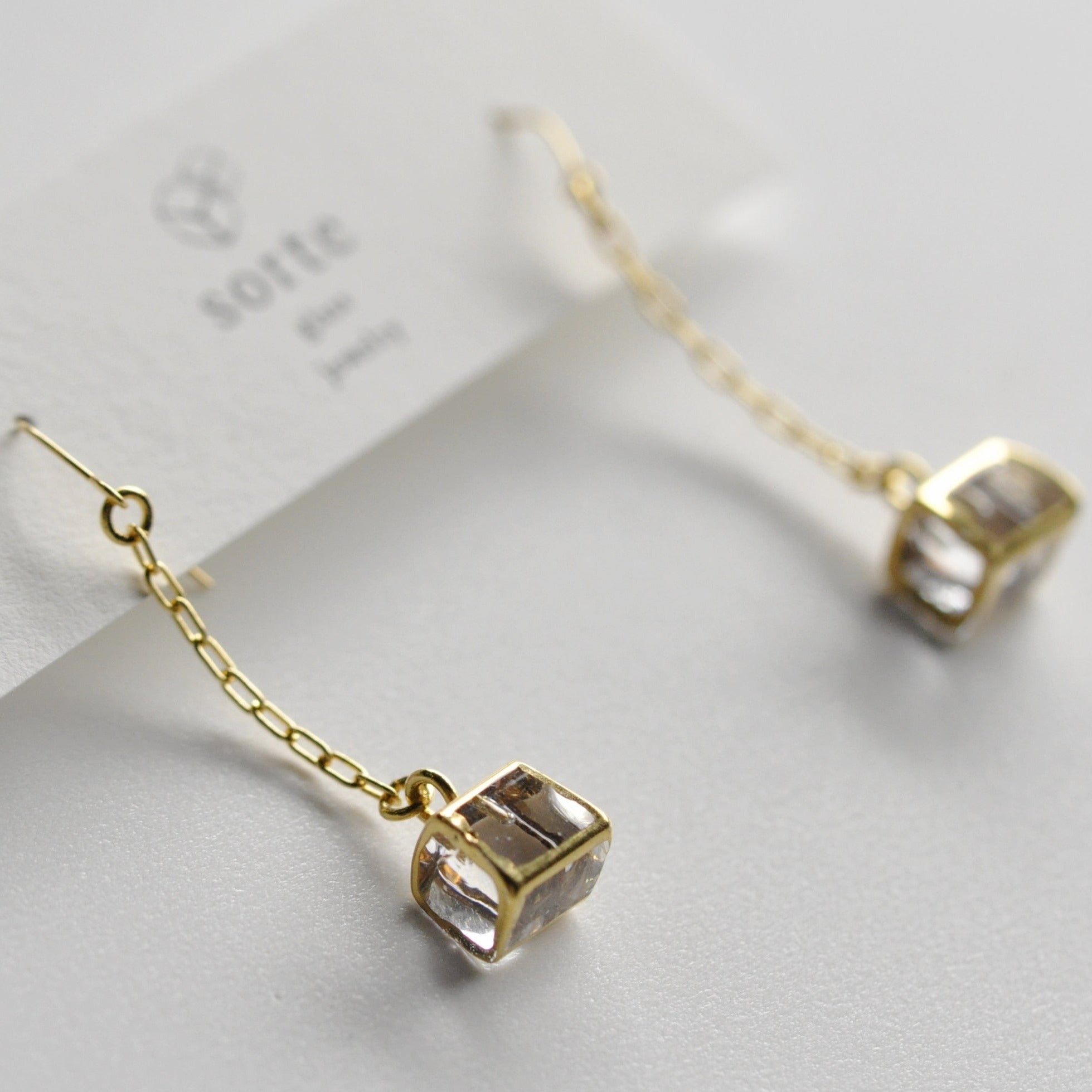 sorte glass jewelry Pierced Earring SGJ-017P