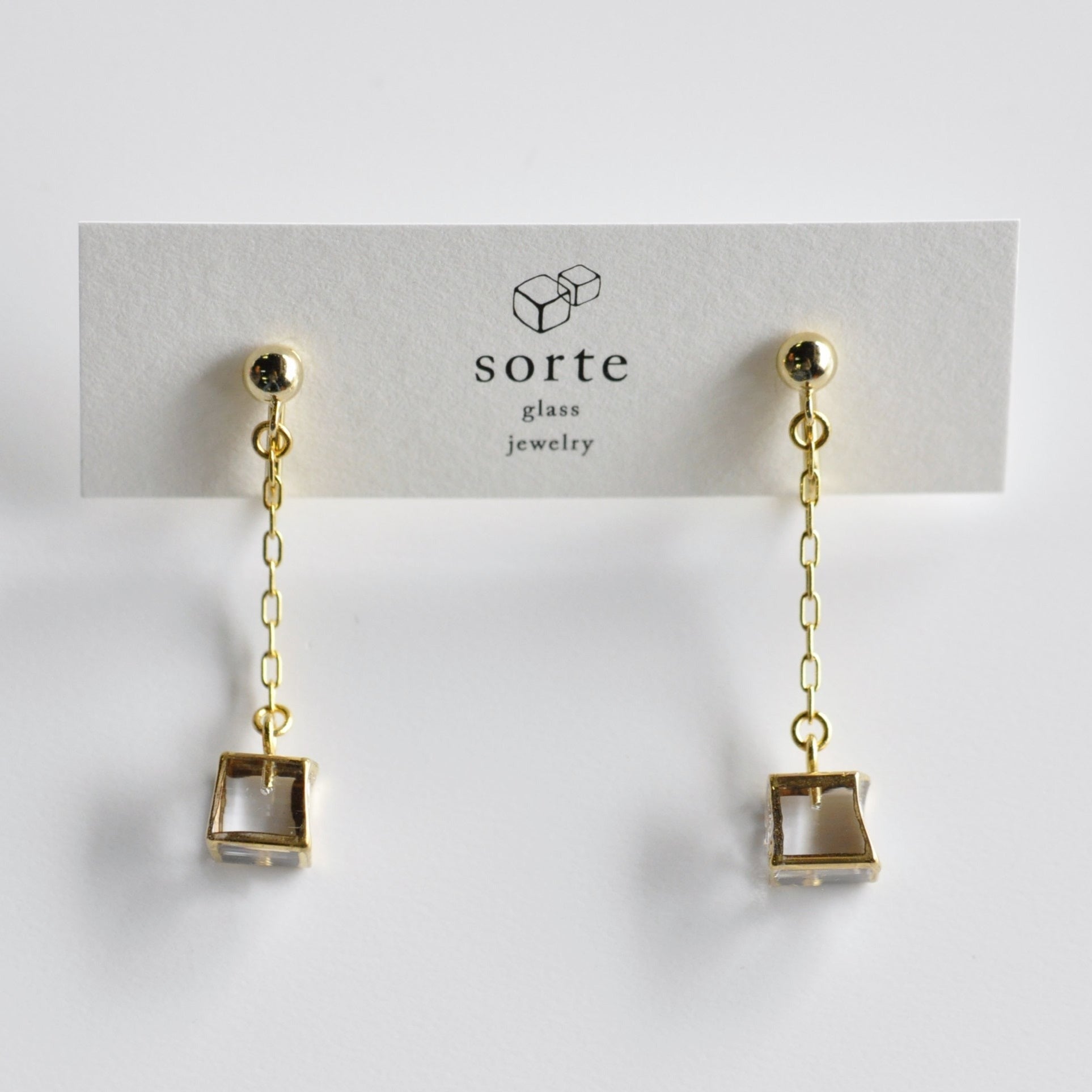 sorte glass jewelry Clip-on Earring SGJ-017E