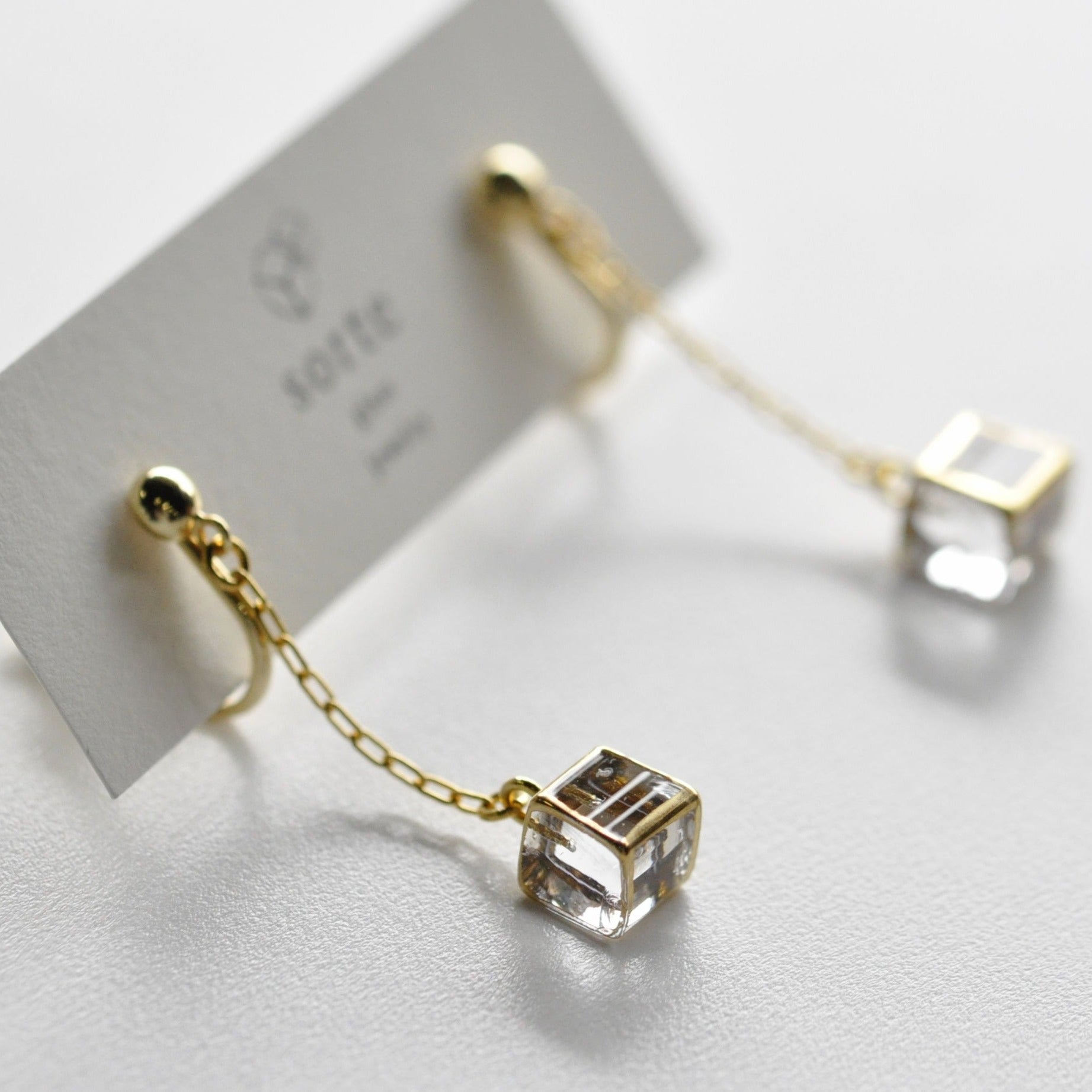 sorte glass jewelry Clip-on Earring SGJ-017E
