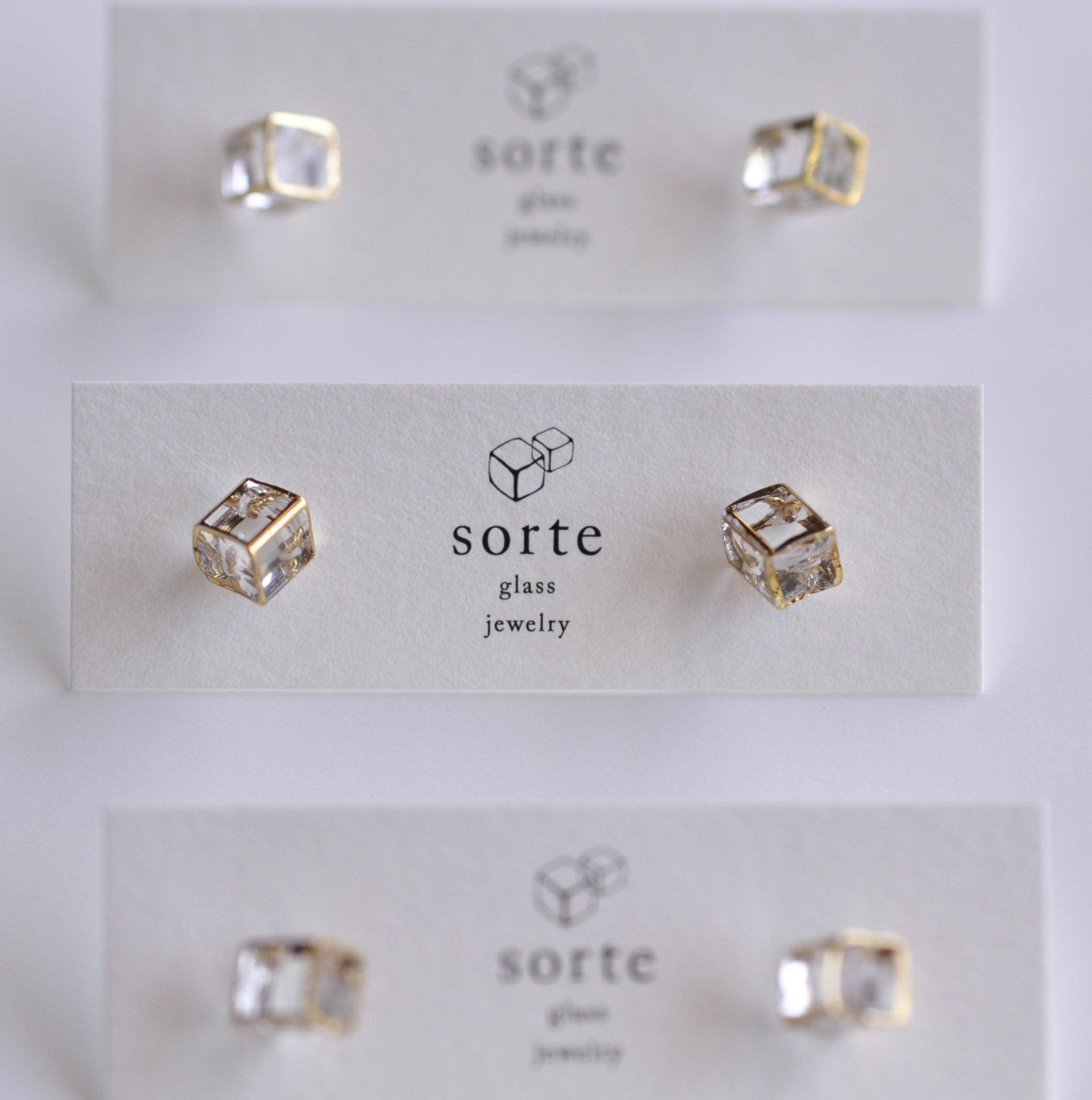 sorte glass jewelry Pierced Earring SGJ-005P