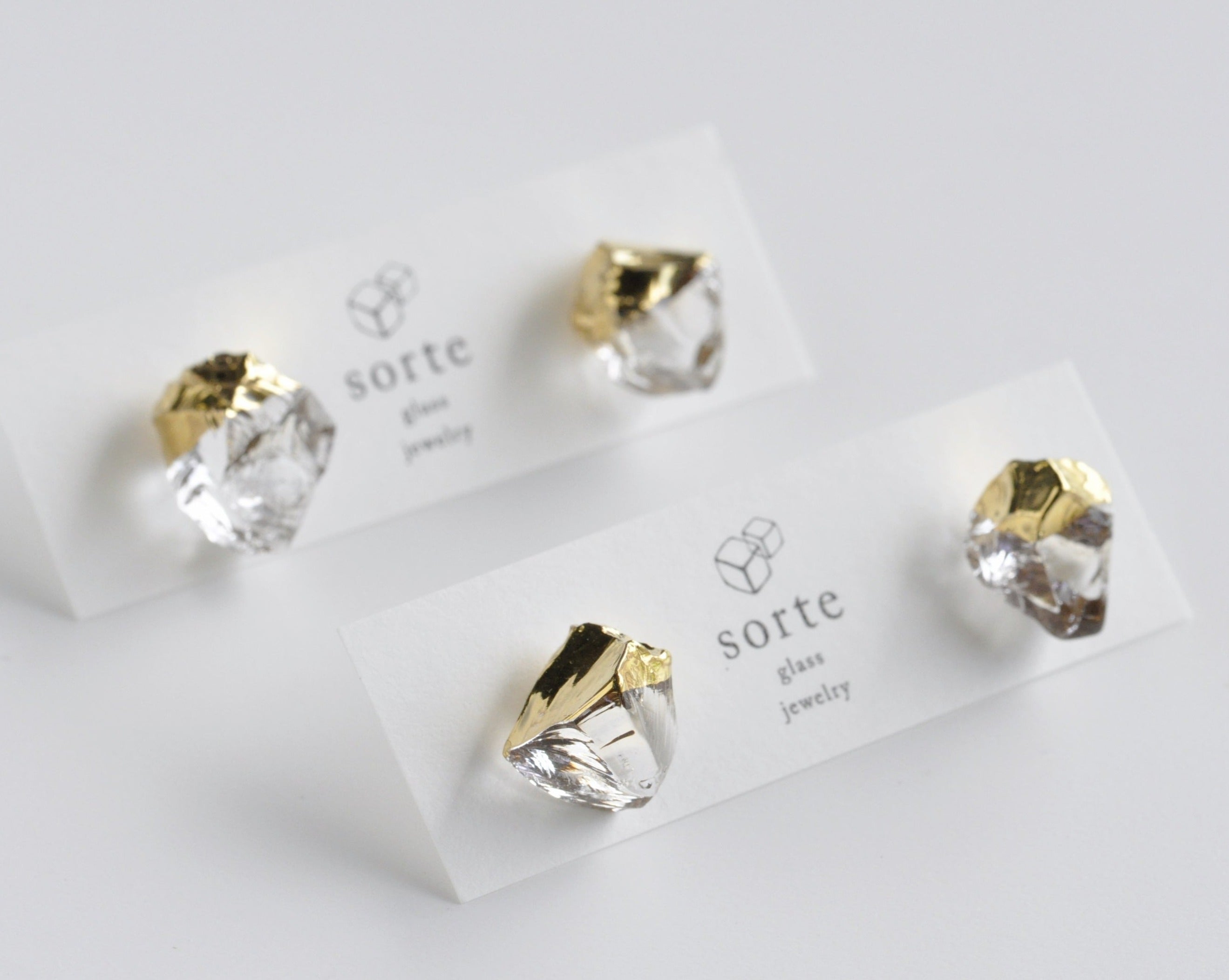 sorte glass jewelry Pierced Earring SGJ-201G