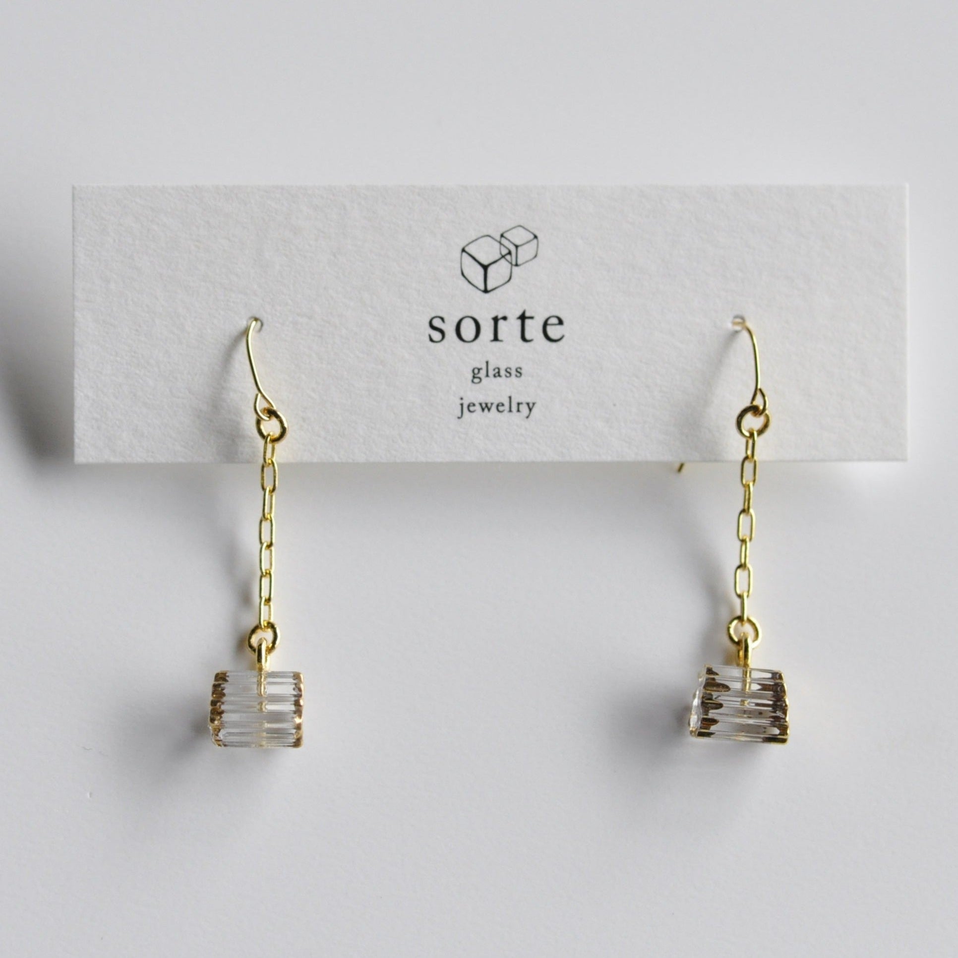 sorte glass jewelry Pierced Earring SGJ-018P