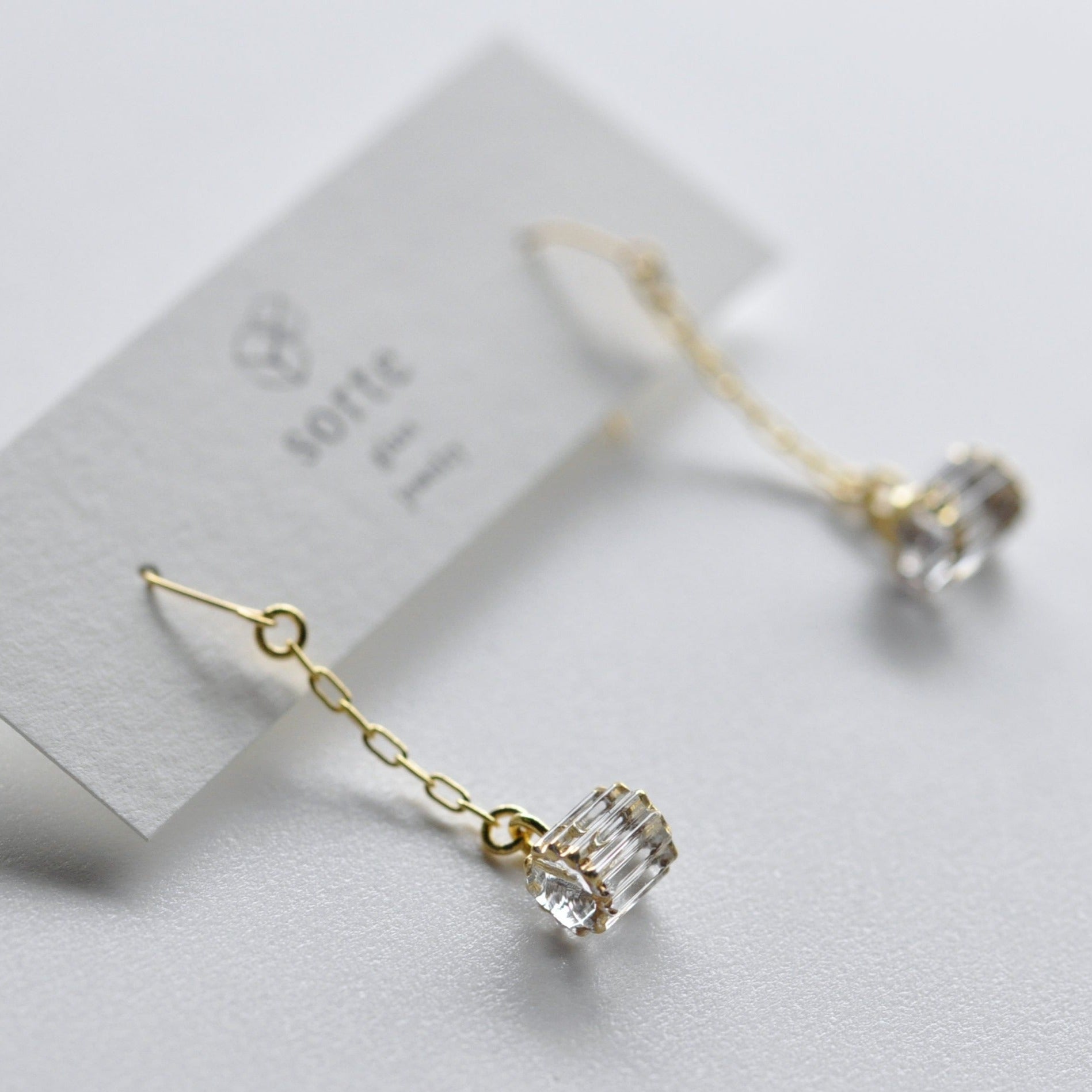 sorte glass jewelry Pierced Earring SGJ-018P