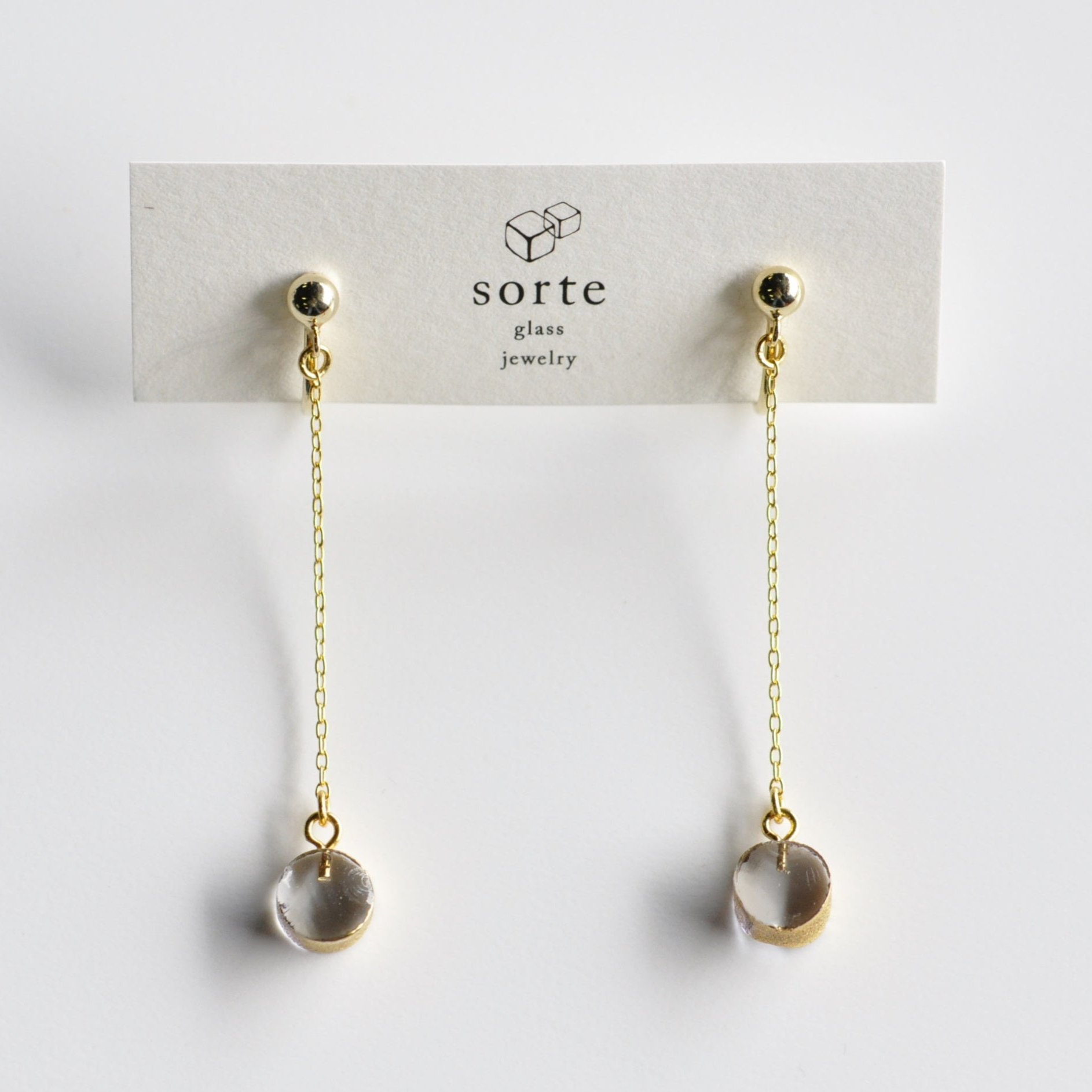 sorte glass jewelry Clip-on Earring SGJ-019E