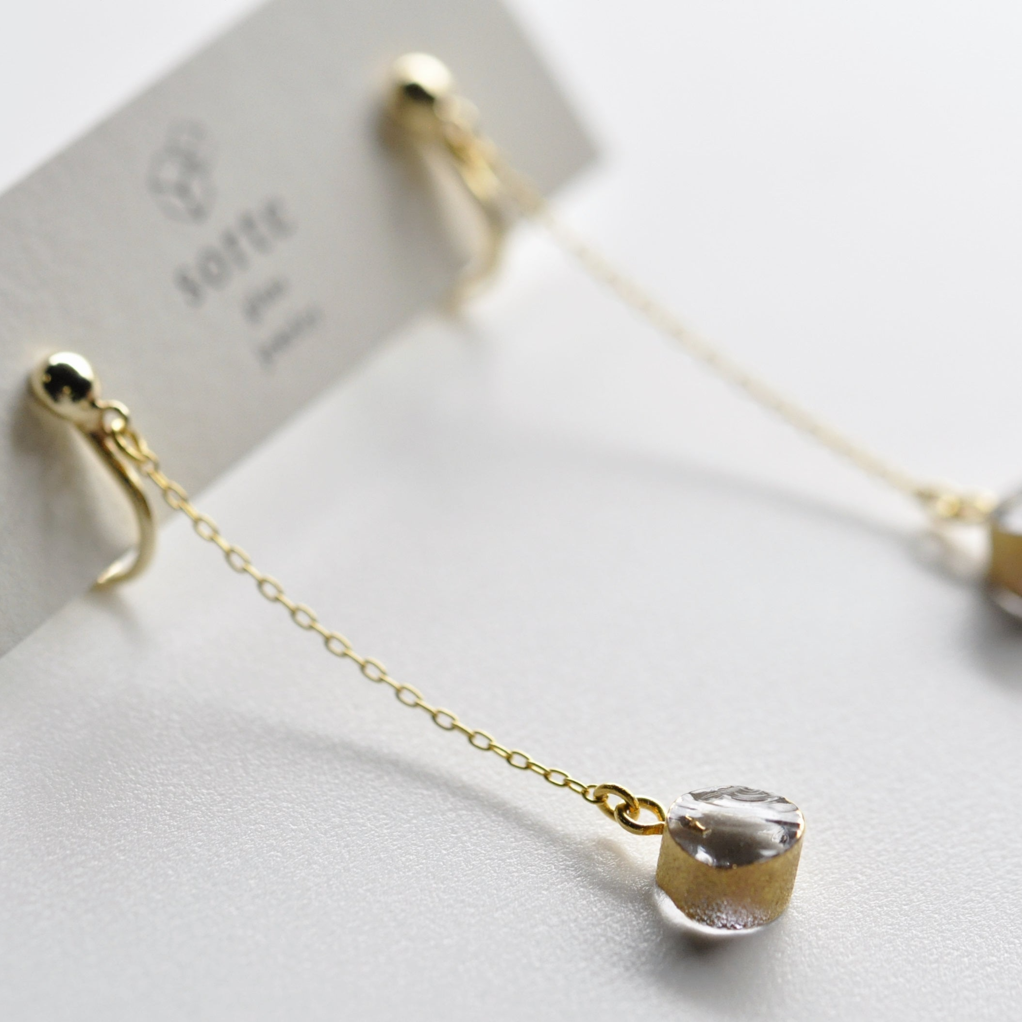 sorte glass jewelry Clip-on Earring SGJ-019E
