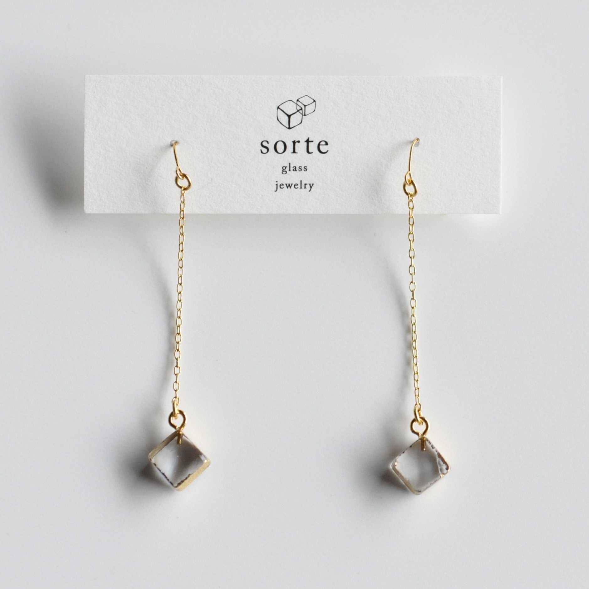 sorte glass jewelry Pierced Earring SGJ-020P