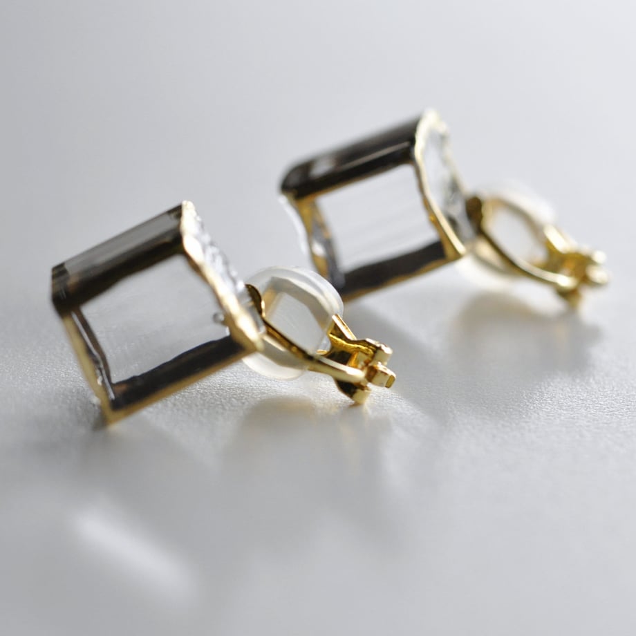 sorte glass jewelry Clip-on Earring SGJ-006E
