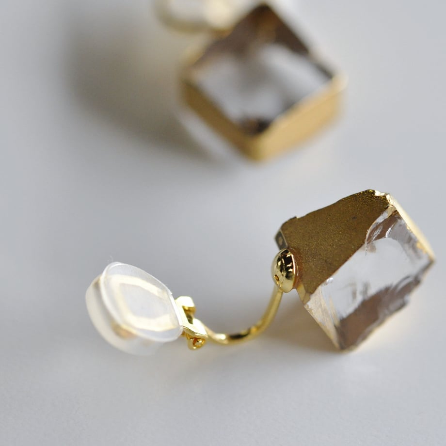 sorte glass jewelry Clip-on Earring SGJ-010E