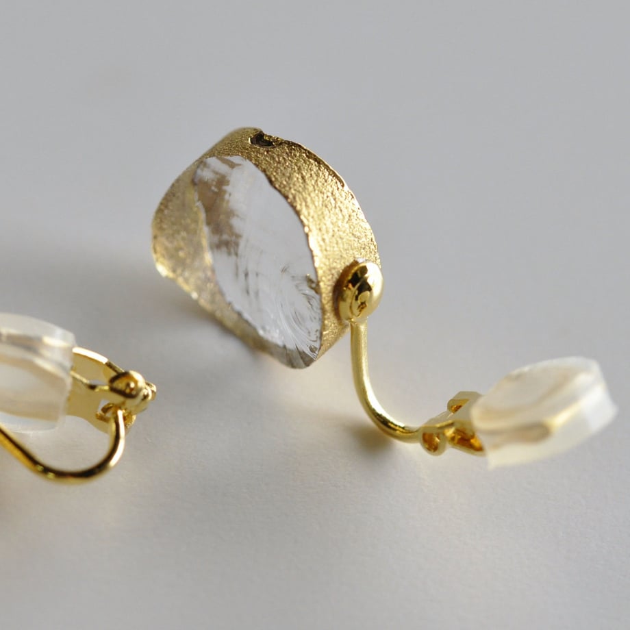 sorte glass jewelry Clip-on Earring SGJ-008E