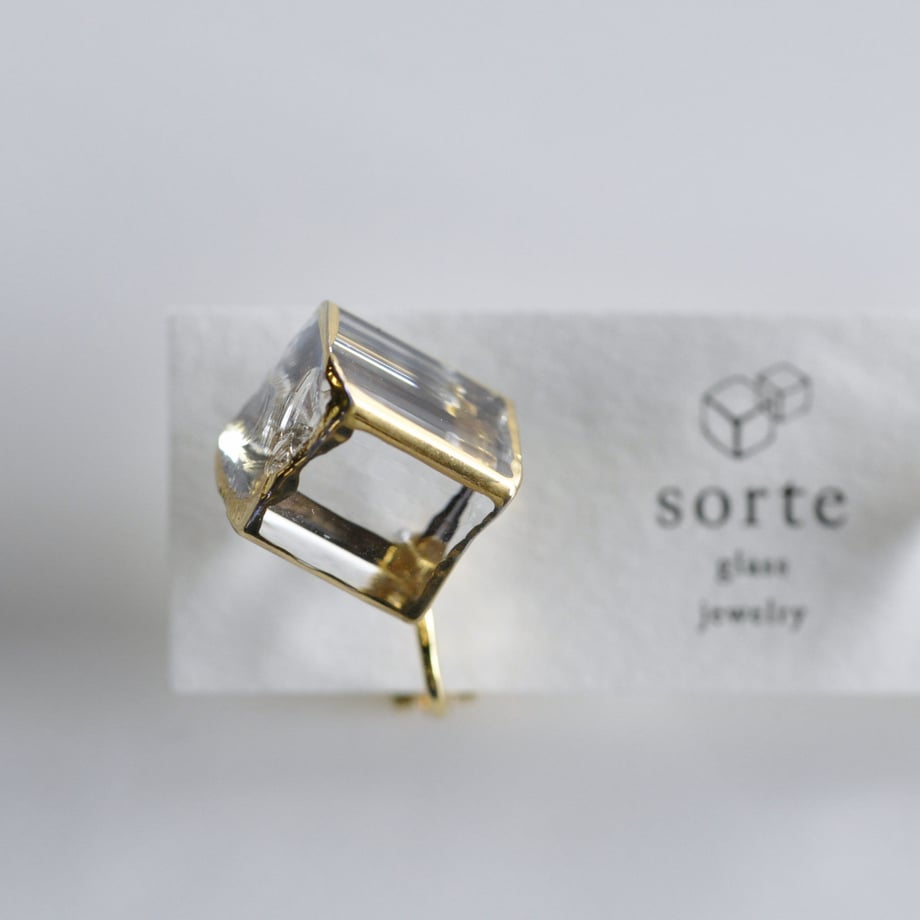 sorte glass jewelry Clip-on Earring SGJ-006E