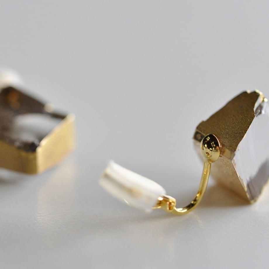 sorte glass jewelry Clip-on Earring SGJ-010E