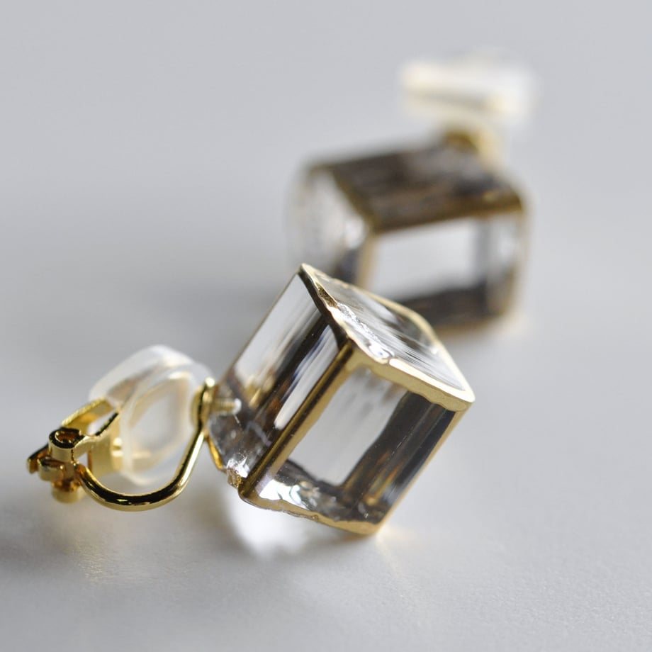 sorte glass jewelry Clip-on Earring SGJ-006E