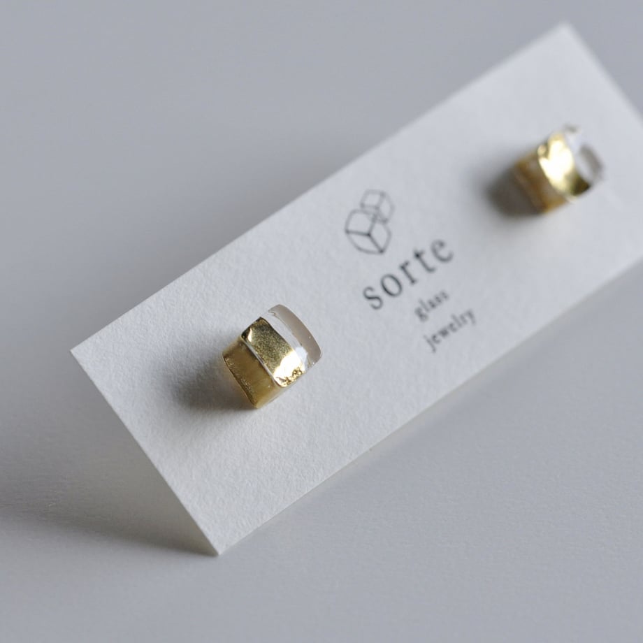 sorte glass jewelry Pierced Earring SGJ-003P