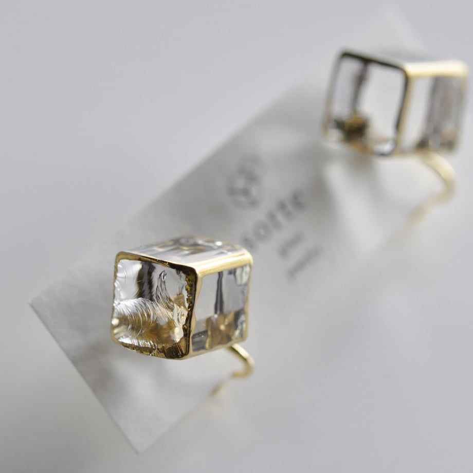sorte glass jewelry Clip-on Earring SGJ-006E
