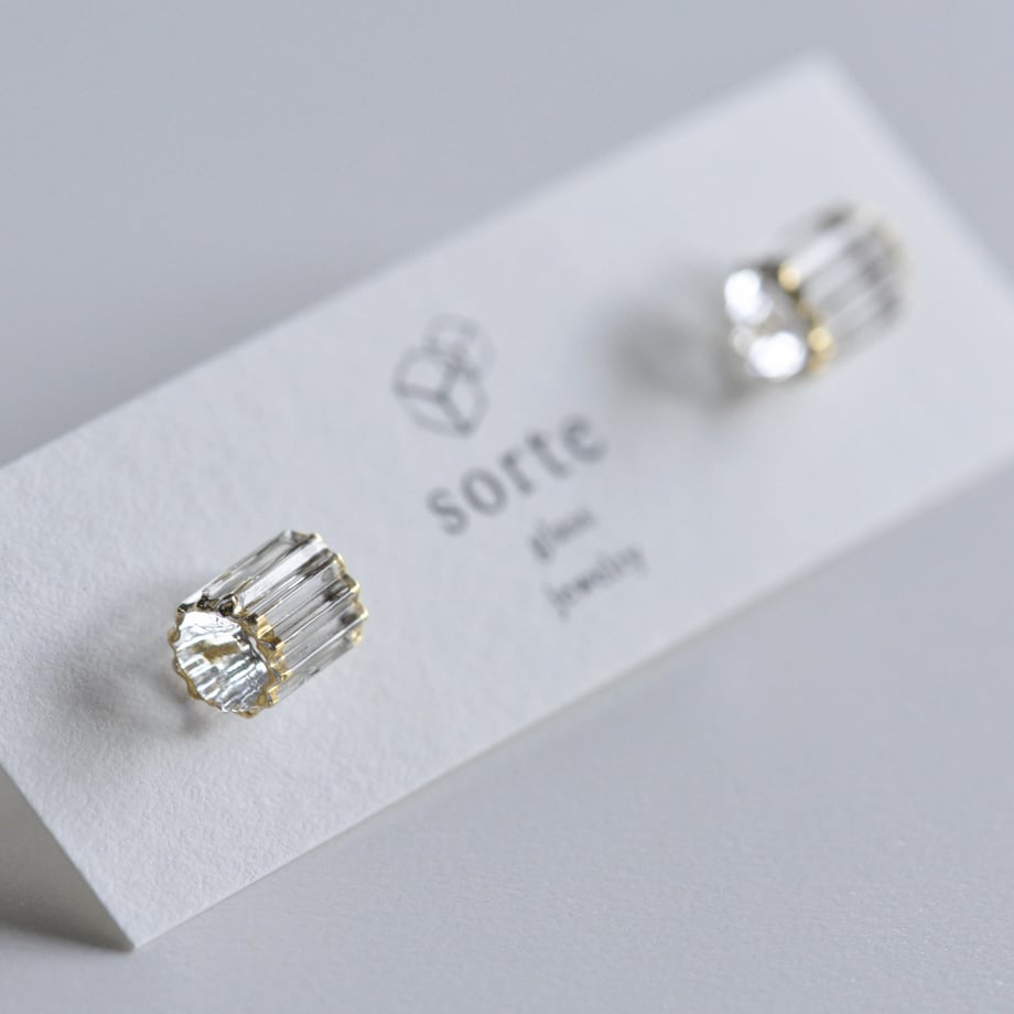sorte glass jewelry Pierced Earring SGJ-002P
