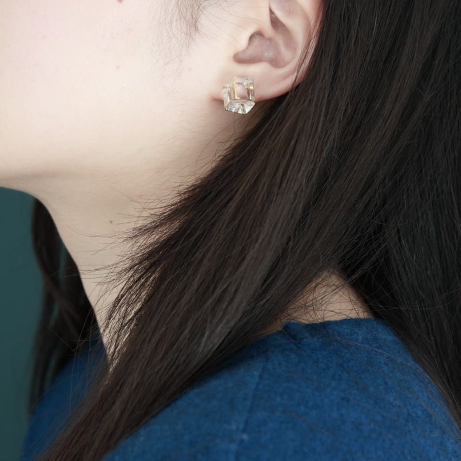 sorte glass jewelry Clip-on Earring SGJ-006E