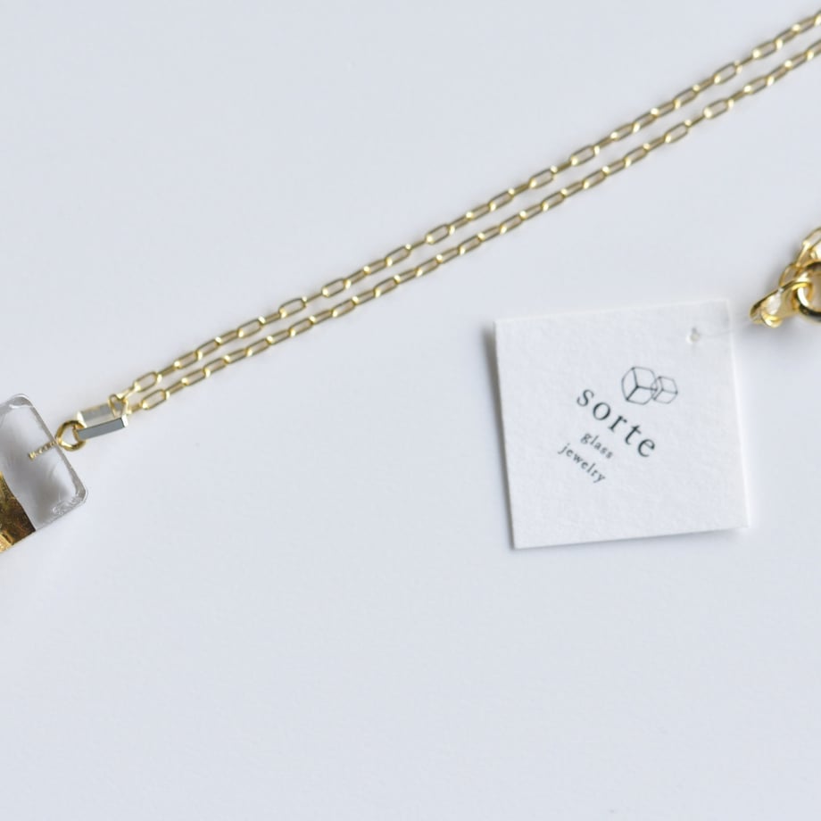sorte glass jewelry Necklace SGJ-021SQ