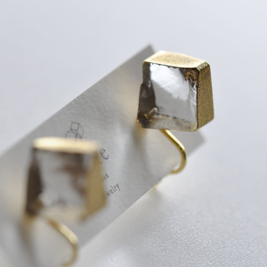 sorte glass jewelry Clip-on Earring SGJ-010E