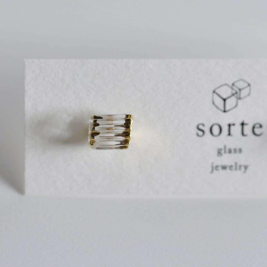 sorte glass jewelry Pierced Earring SGJ-002P