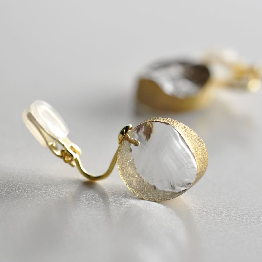 sorte glass jewelry Clip-on Earring SGJ-008E