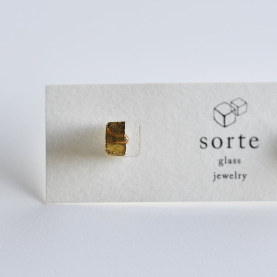 sorte glass jewelry Pierced Earring　SGJ-003P